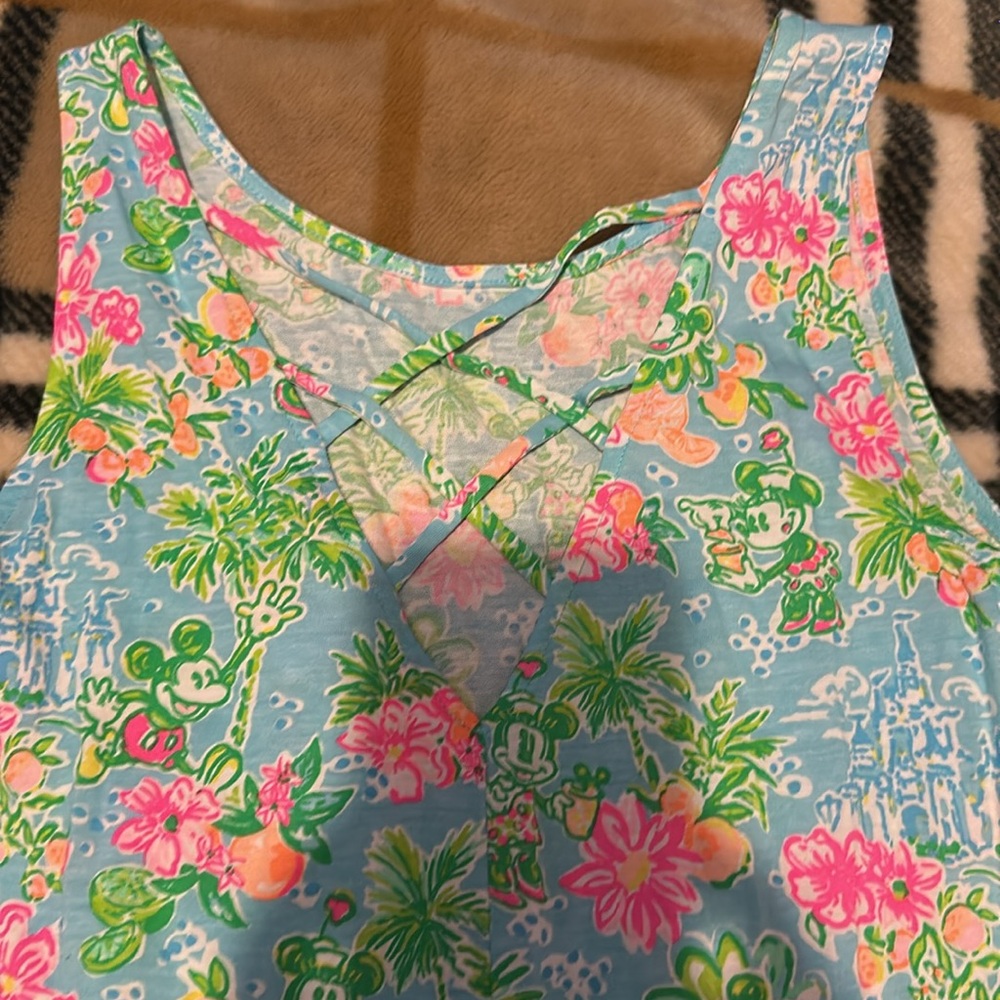 Lilly Pulitzer x Disney  Pink and Green Sundress NWT - Picture 4 of 4